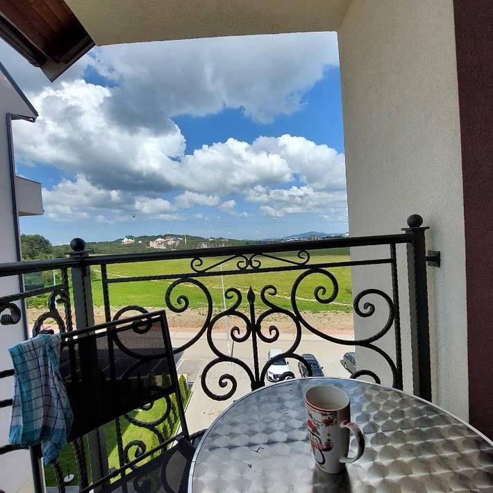 Appartement de vacances pour 4 personnes, avec terrasse et vue, animaux acceptés