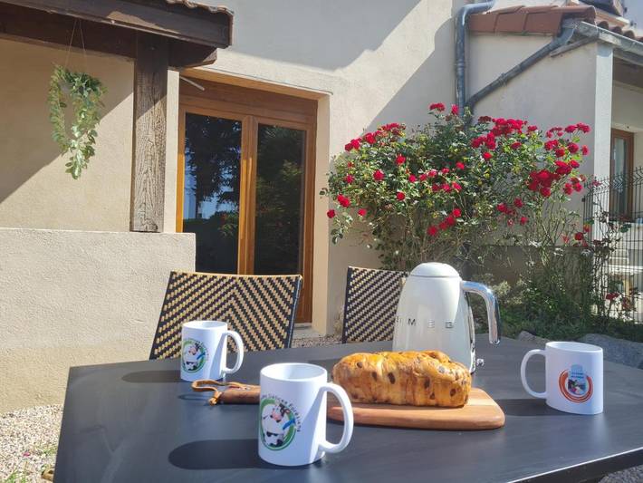 Gîte pour 8 personnes, avec jacuzzi et jardin à Saint-Cyr-les-Vignes