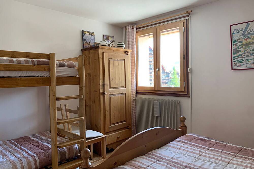 Apartamento entero, 2 Piezas para 6 personas, sur, balcón frente a las pistas in Pra-Loup, Uvernet-Fours