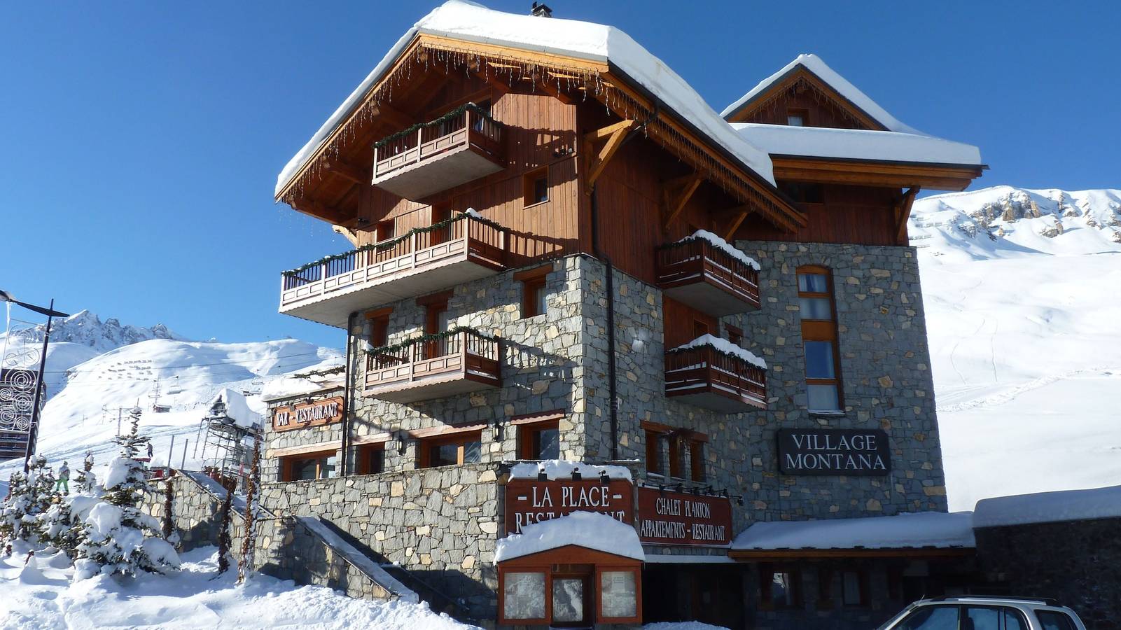 Appartement entier, Appartement de vacances pour 8 personnes avec balcon in Tignes, Parc National de la Vanoise