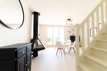 Gîte pour 4 personnes, avec jardin ainsi que vue et vue sur le lac à Mesnil-Saint-Père