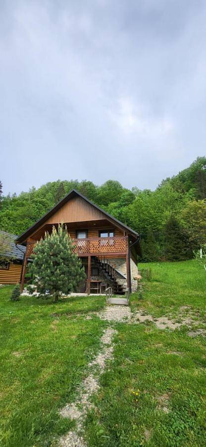 Domek letniskowy dla 4 osób, z Balkon i Taras oraz Ogród i Widok w Ukraina