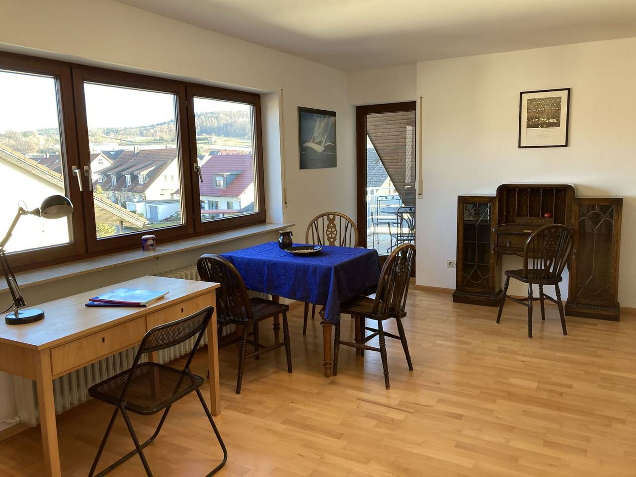 Ganze Ferienwohnung, Ferienwohnung Hempel - 2,5 Zimmer Fewo, Dg, 56 qm in Moos, Untersee