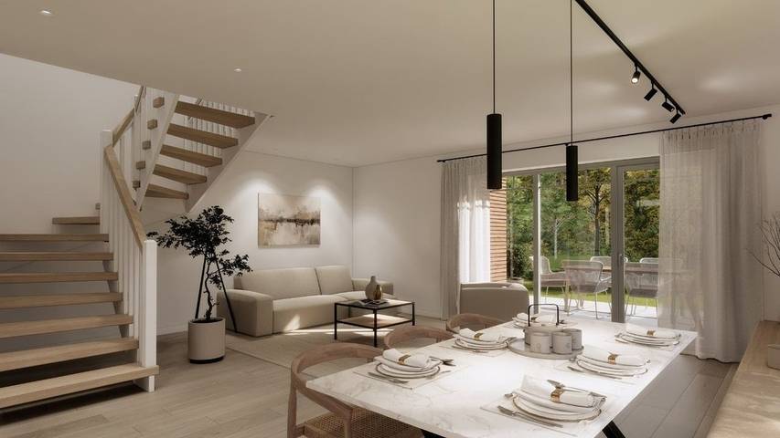 Ferienhaus für 5 Personen, mit Sauna und Garten, mit Haustier