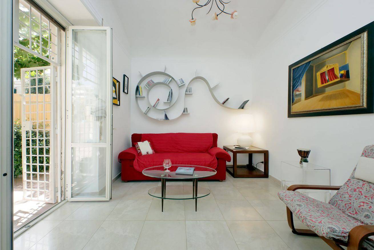 Geheel appartement, Vakantieappartement voor 4 personen met tuin in Rome, Provincie Rome