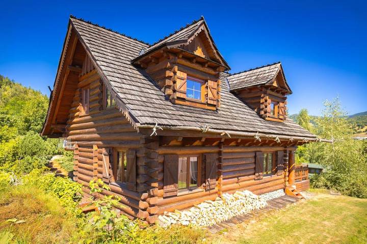 Apartament wakacyjny dla 14 osób, z Balkon i Taras oraz Ogród i Widok w Piwniczna-Zdrój