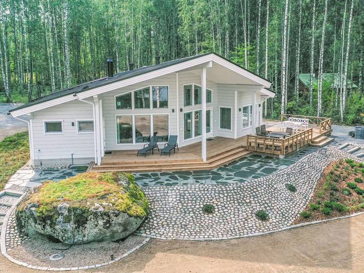 Ferienhaus für 6 Personen, mit Terrasse und Sauna, kinderfreundlich - 1