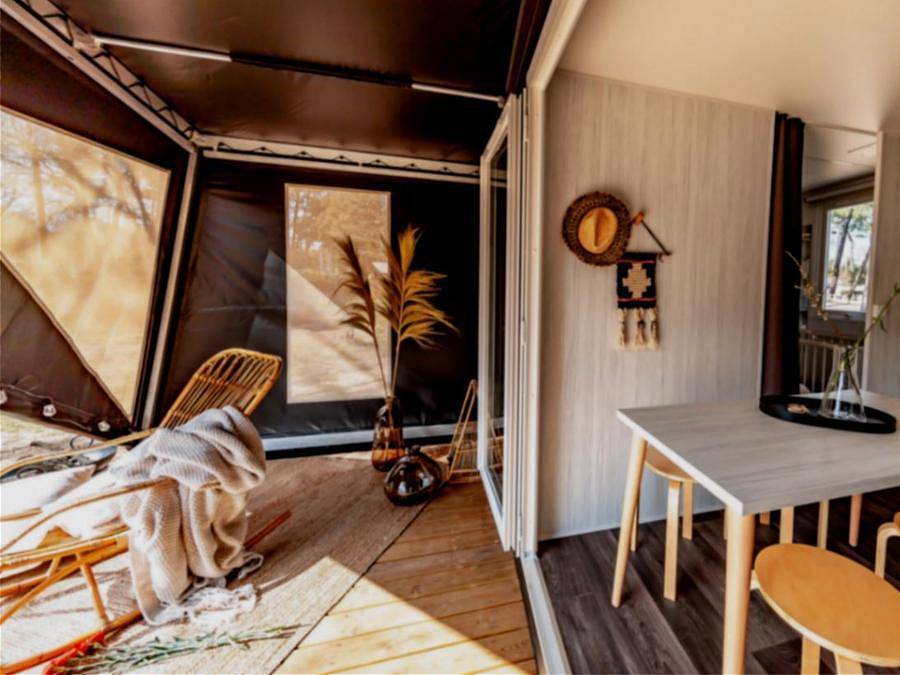 Camping Paradis - Les Nobis d'Anjou - Tienda de campaña 4 personas - Coco Dulce Edén (M - sin sanitarios) in Montreuil-Bellay, Valle del Loira