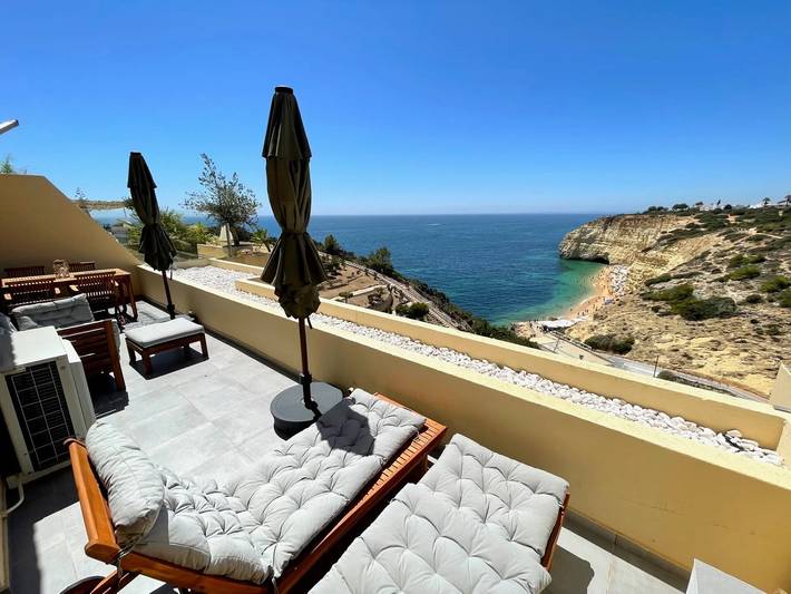 Holiday rental for 4 people, with balcony and ocean view, child-friendly in Carvoeiro