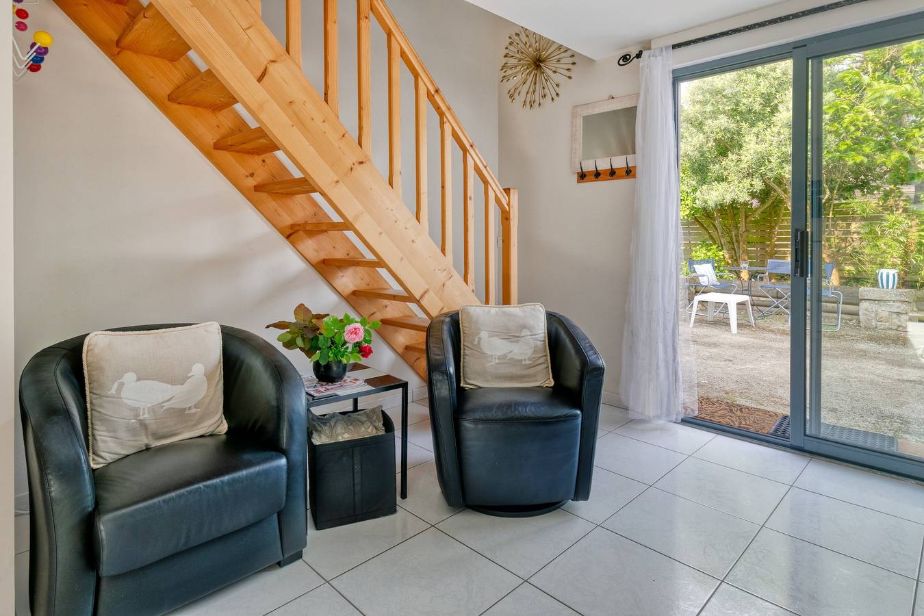 Ferienhaus „Le Refuge Salin“: Duplex mit Innenhof zwischen La Baule und Le Croisic in Batz-sur-Mer, Côte d'Amour