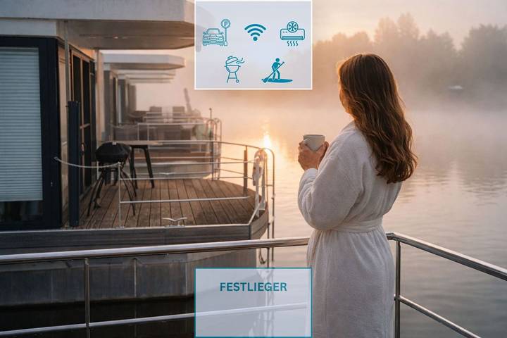 Ferienhaus für 6 Personen, mit Terrasse und Ausblick sowie Seeblick in Nordrhein-Westfalen