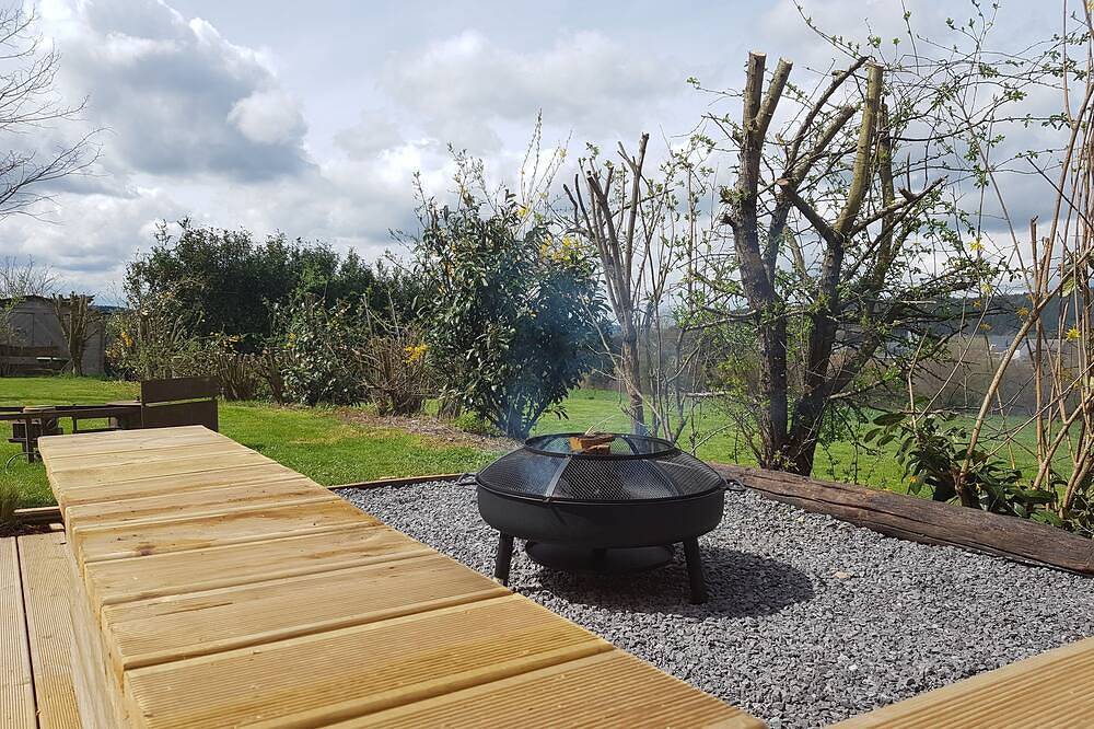 Die Luft des Feuers, neues Häuschen für 14 Leute geöffnet seit dem 27. April 2018 in Nassogne, Luxemburg Provinz