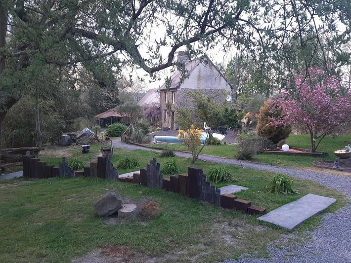 Maison de vacances pour 6 personnes, avec Terrasse ainsi que Jardin et Vue