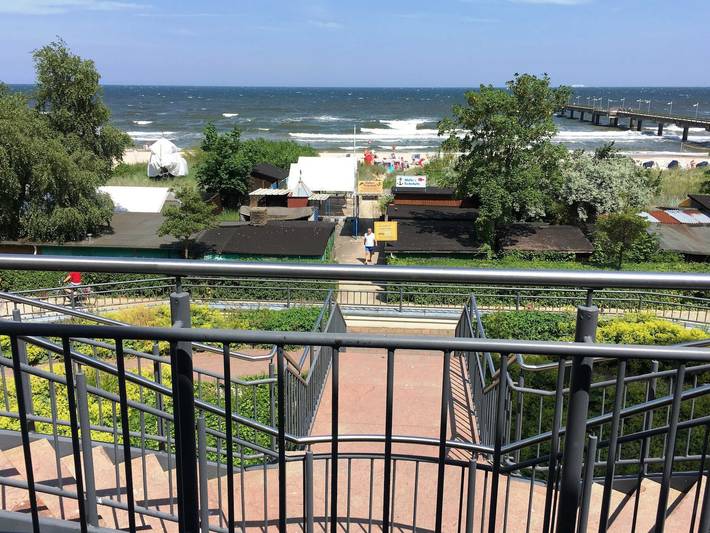 Ferienwohnung für 3 Personen, mit Seeblick und Ausblick sowie Pool und Sauna in Drei Kaiserbäder - 4