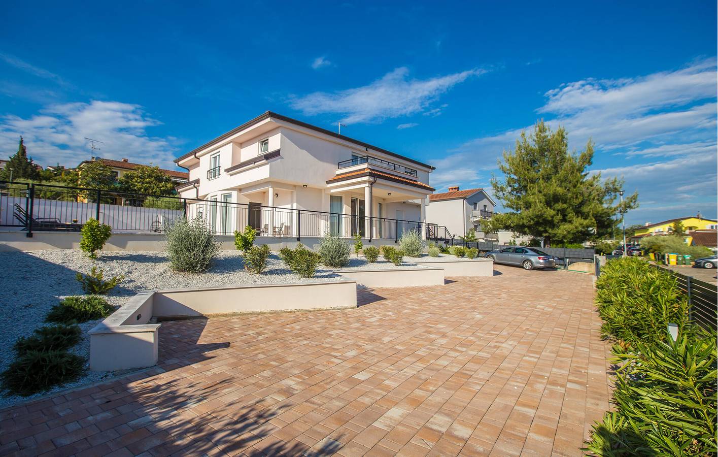 Reizende 1-Zimmer-Wohnung mit Pool und Terrasse, 400 m vom Stadtzentrum von Musalez entfernt in Musalez, Porec und Umgebung