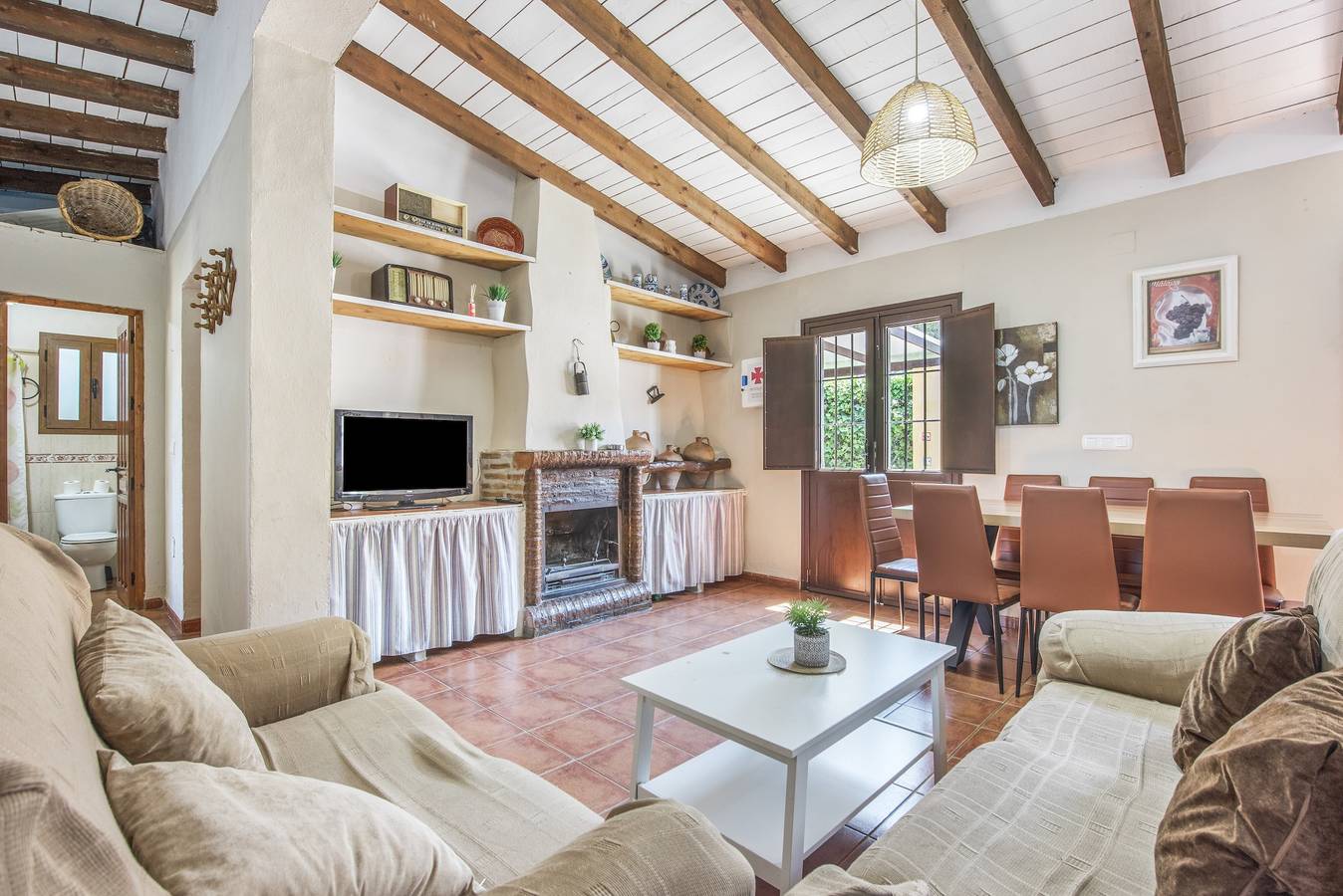 Huis in rustige bergen met zwembad, terras, tuin & Wi-Fi in El Borge, Costa del Sol