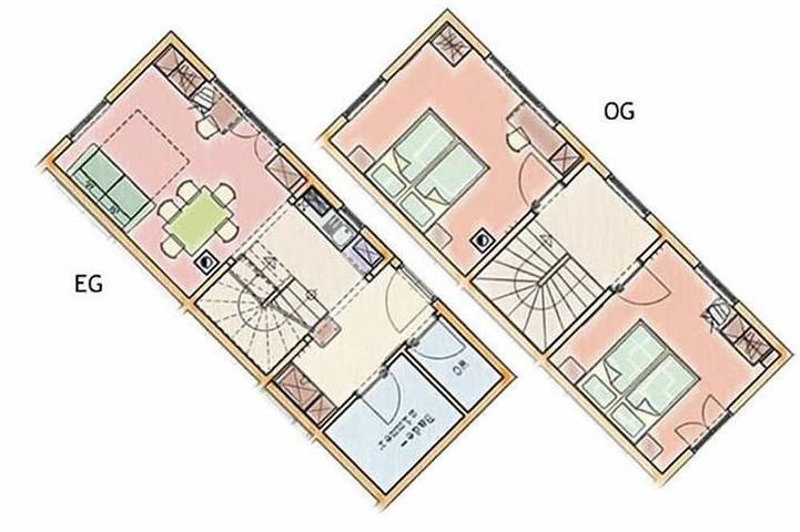 Ferienhaus für 6 Personen, mit Garten und Balkon sowie Sauna - 1