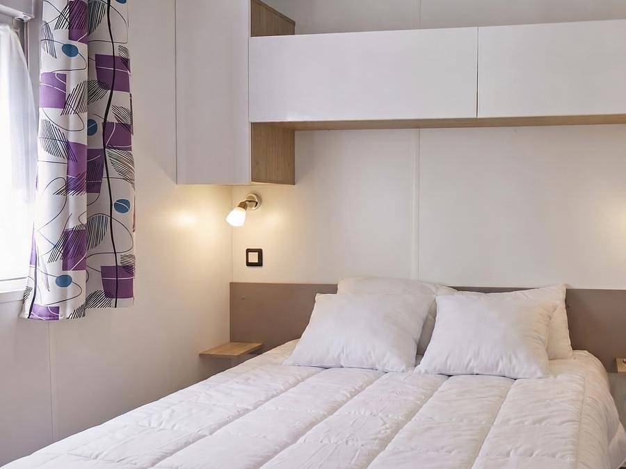 Camping Domaine de l'Ubaye - Mobilheim 6 personen - Komfort - 3 Schlafzimmer - Fernseher - Klimaanlage - Lv in Méolans-Revel, Barcelonnette und Umgebung