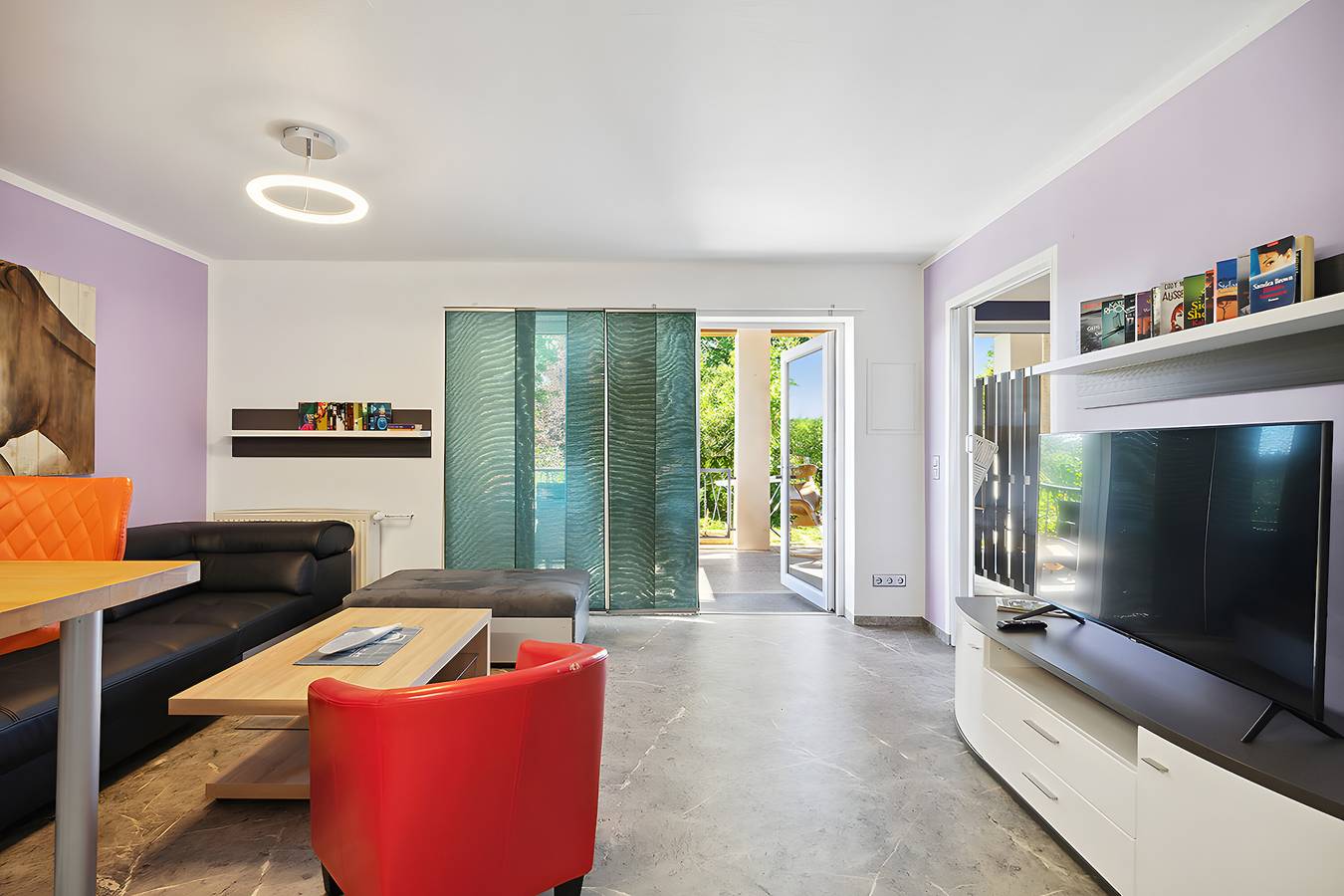 Ganze Wohnung, Ferienwohnung „Zum Segel“ 1 mit privater Terrasse und Wlan in Bungalowdorf Zadelsdorf, Zeulenroda-Triebes