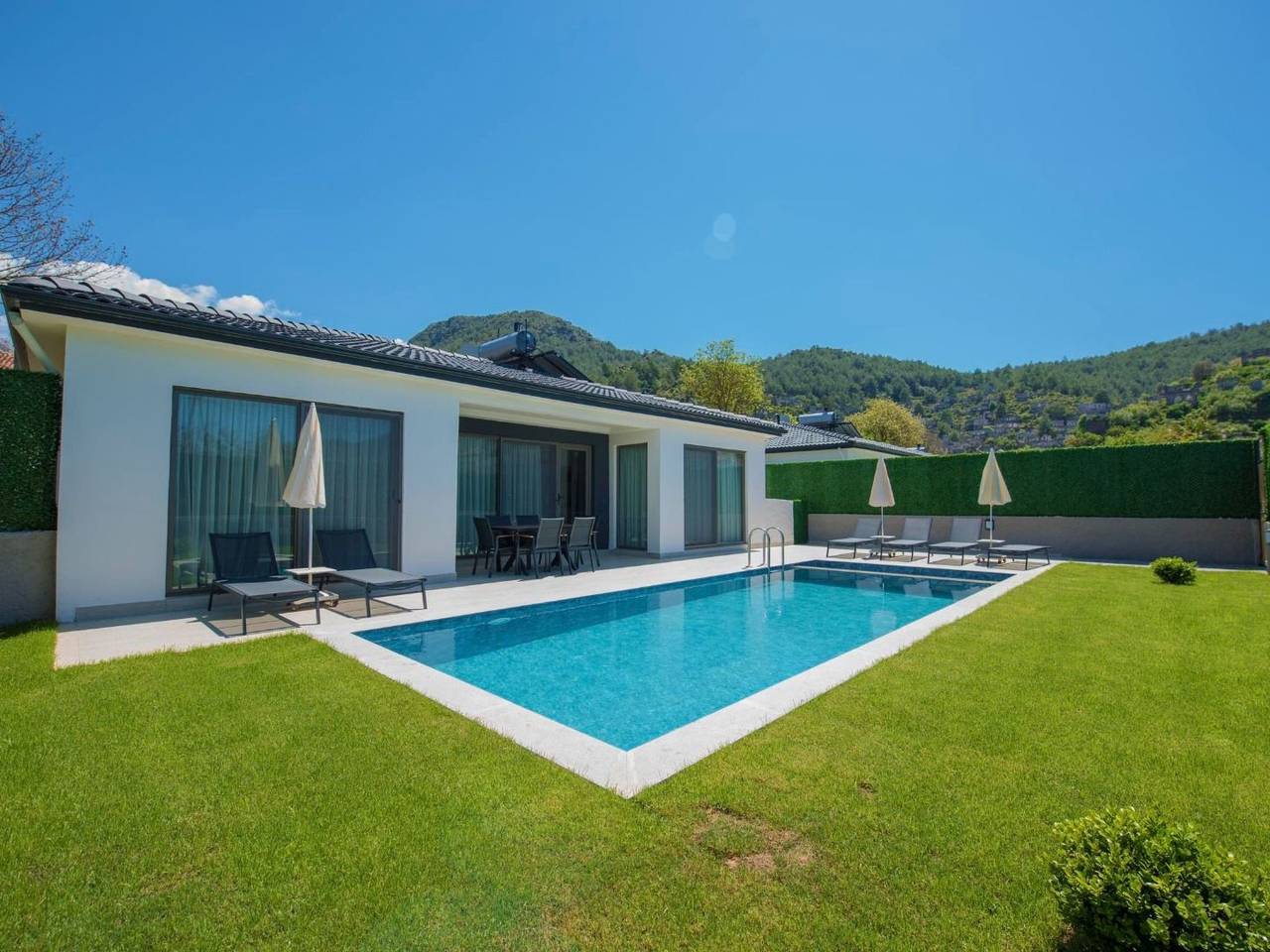 Casa de vacaciones para 6 personas con piscina in Kayaköy, Muğla