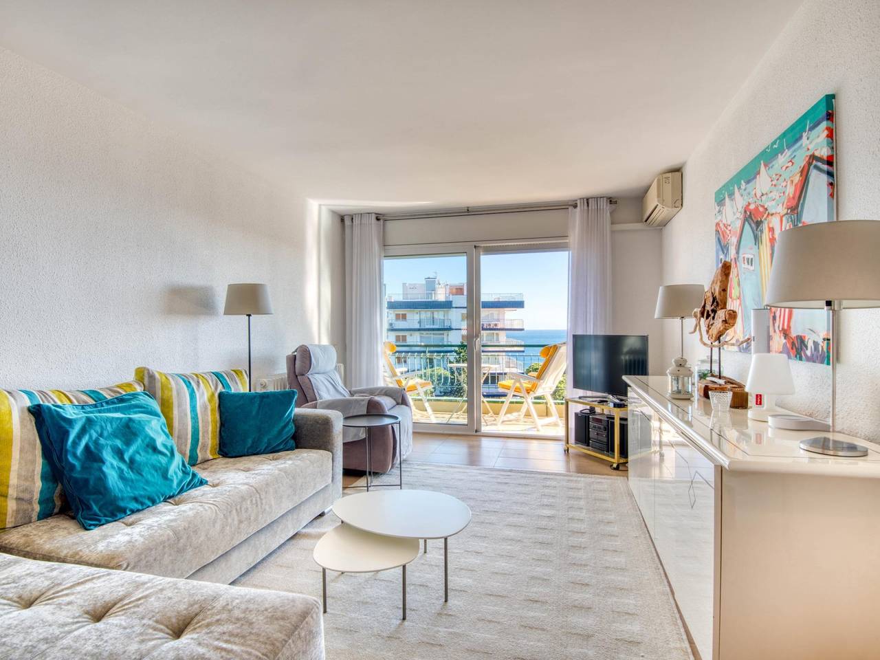 Apartamento vacacional entero, Cómodo apartamento en el centro de Platja d'Aro con vistas al mar y piscina in Platja d'Aro, Costa Brava