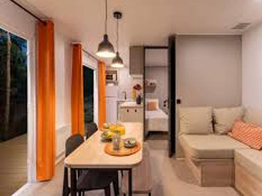 Flower Camping Les Cadenières - Mobile home 6 persons - New // Mobile home Premium 32 M2 2 bedrooms Air conditioning Tv dishwasher in Villecroze, Draguignan region