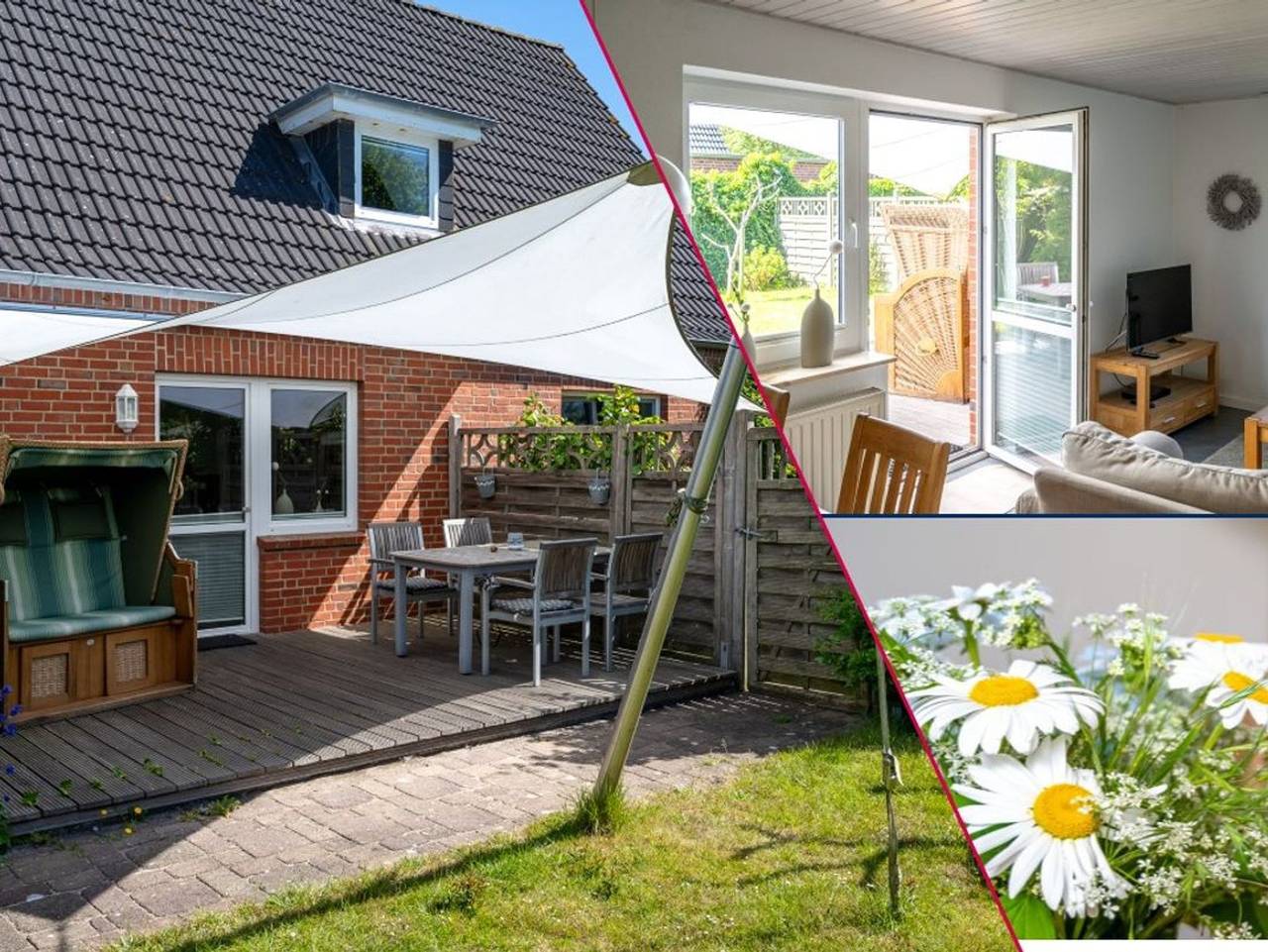 Ganze Ferienwohnung, Haus Pusteblume Wohnung 1 - Haus Pusteblume – Ihr Wohlfühlort in Wyk auf Föhr in Wyk auf Föhr (Stadt), Wyk auf Föhr