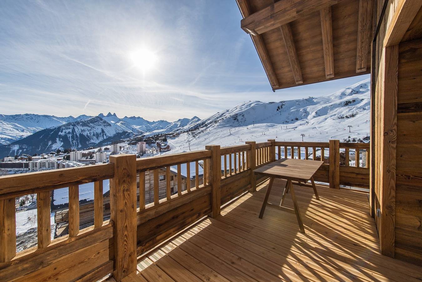 Geheel appartement, Vakantieappartement voor 10 personen met balkon in La Toussuire, Fontcouverte-la Toussuire