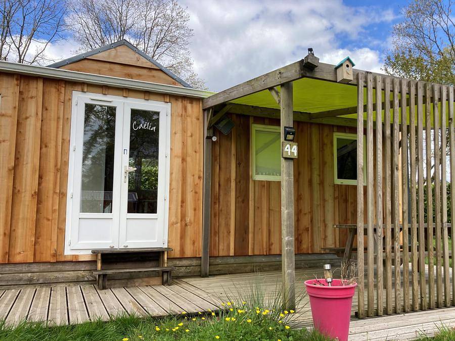 Camping le Lac O fées - Mobilhome 4 personas - Caelia Melusine Confort mobil home 31m2 2dormitorios 31m2 in Priziac, Pontivy region