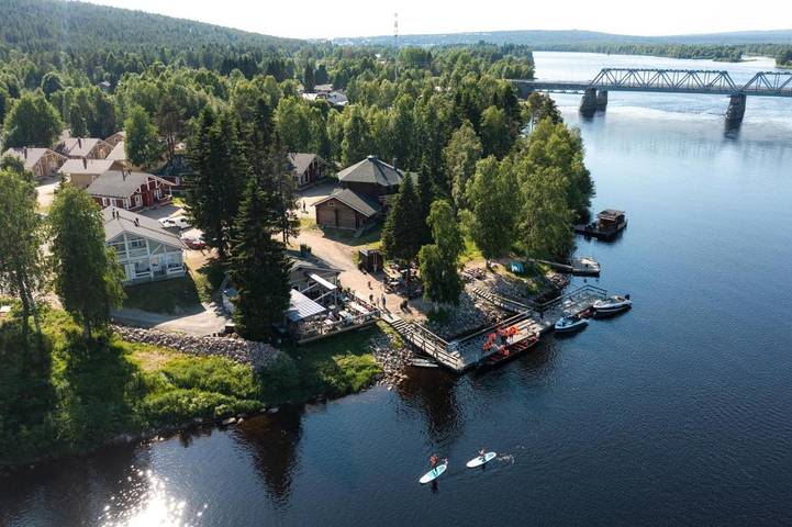 Appart’hôtel pour 4 personnes, avec Balcon et Terrasse ainsi que Jardin et Sauna à Rovaniemi