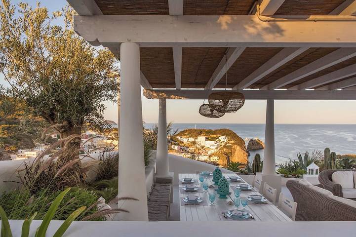Luxury Villa in Ponza | Infinity Pool & Harbour View in Chiaia di Luna, Ponza