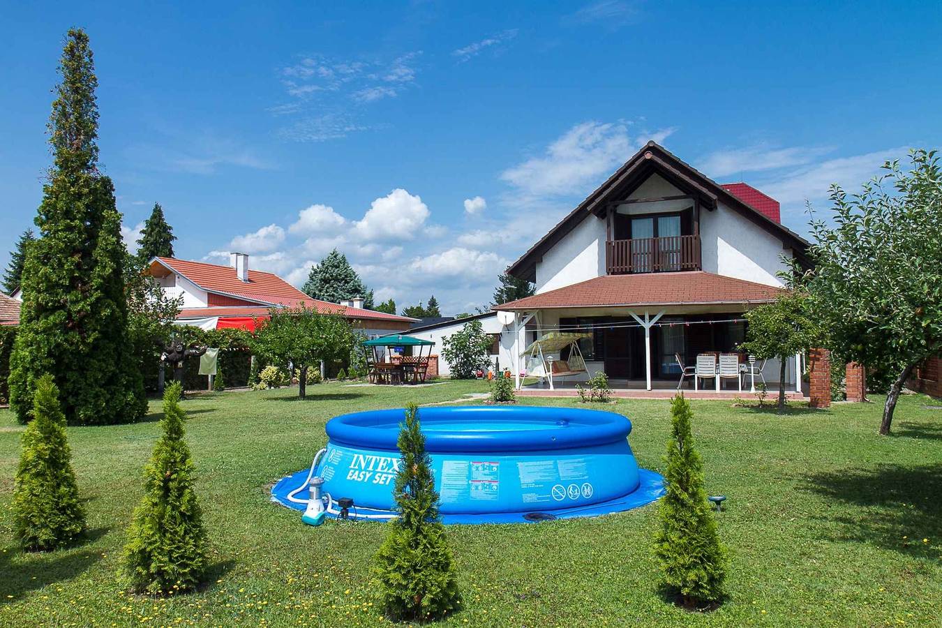 Holiday home with outdoor pool and large garden  in Balatonkeresztúr, Southern Shore of Lake Balaton
