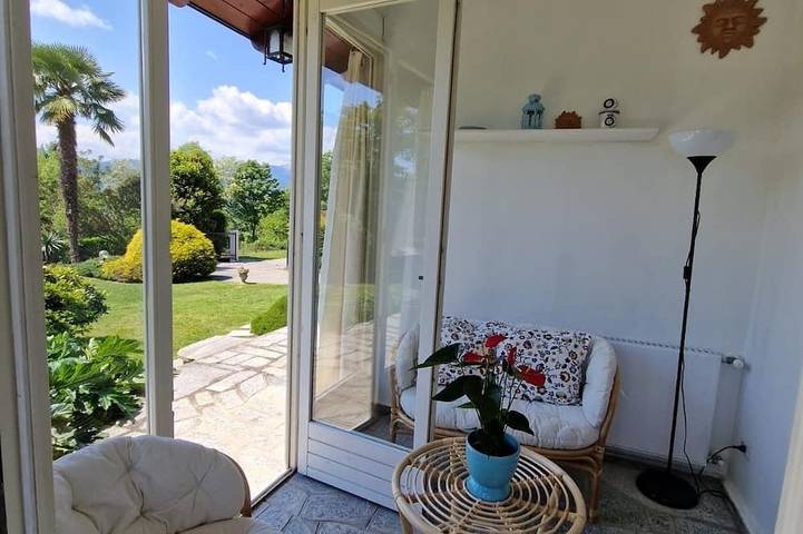 Lovely holiday home at Lake Orta with private garden and pool in Comune di Ameno, Lake Orta