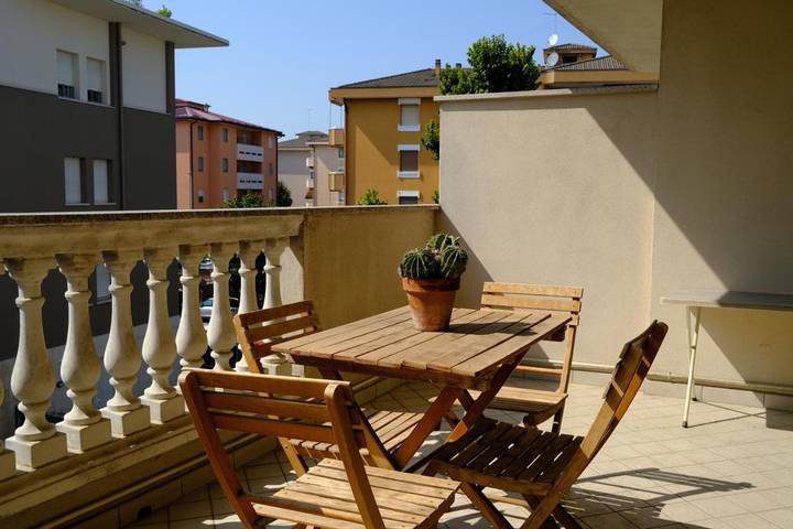 Appartamento per 4 persone, con Balcone e Terrazza nonché Panorama a Crema