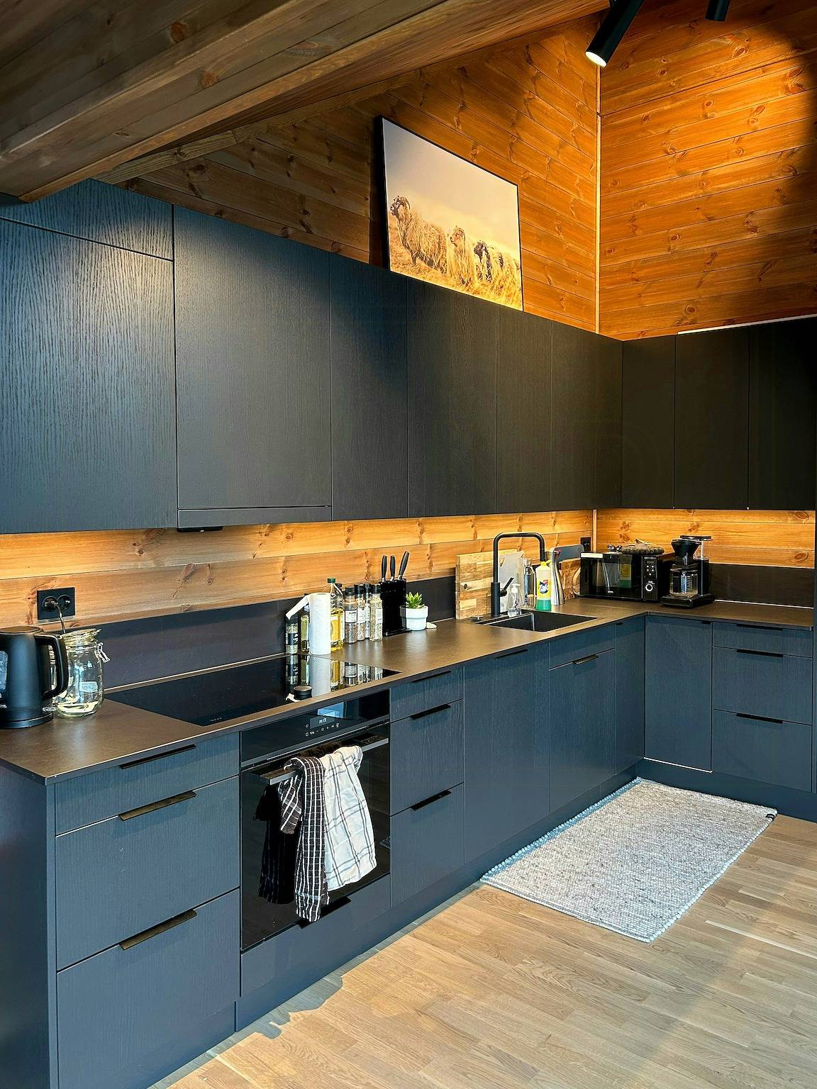 Moderne Hütte zwischen zwei Skiliften in Sirdal in Sinnes, Sirdal