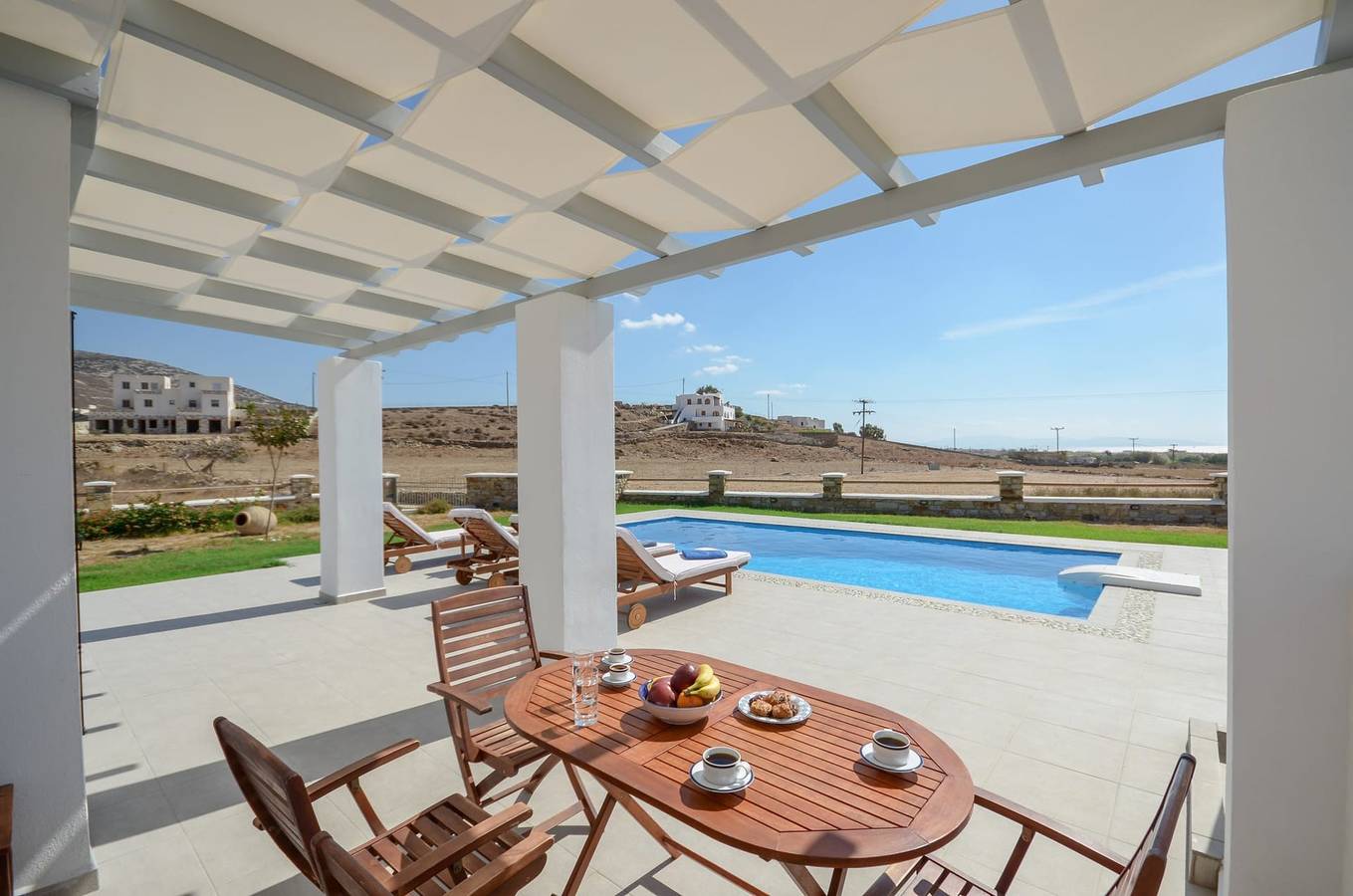 Dazzling Naxos Villa | Villa Eleusis | 2 Bedrooms| Private Pool | Veranda with Outdoor Furniture | Beautiful Sea View | Parking Area | Mikri Vigla in Cyclades