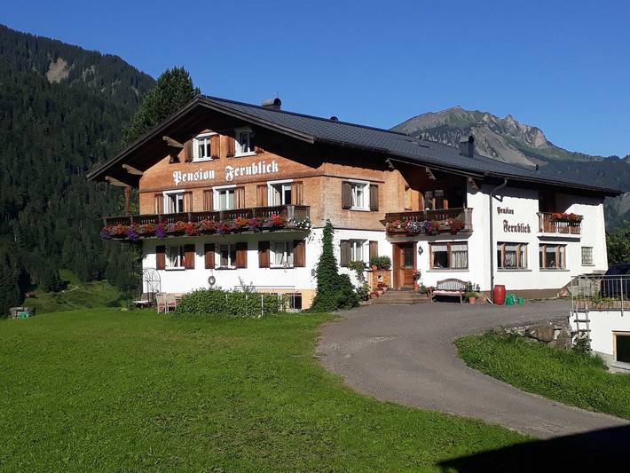 Hostel für 2 Personen, mit Balkon und Garten sowie Ausblick in Schoppernau - 2