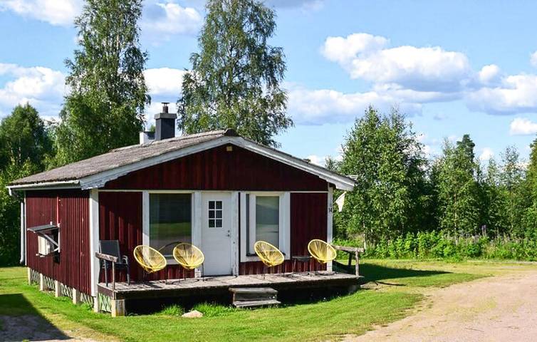 Ferienhaus für 5 Personen, mit Terrasse und Ausblick sowie Garten, mit Haustier