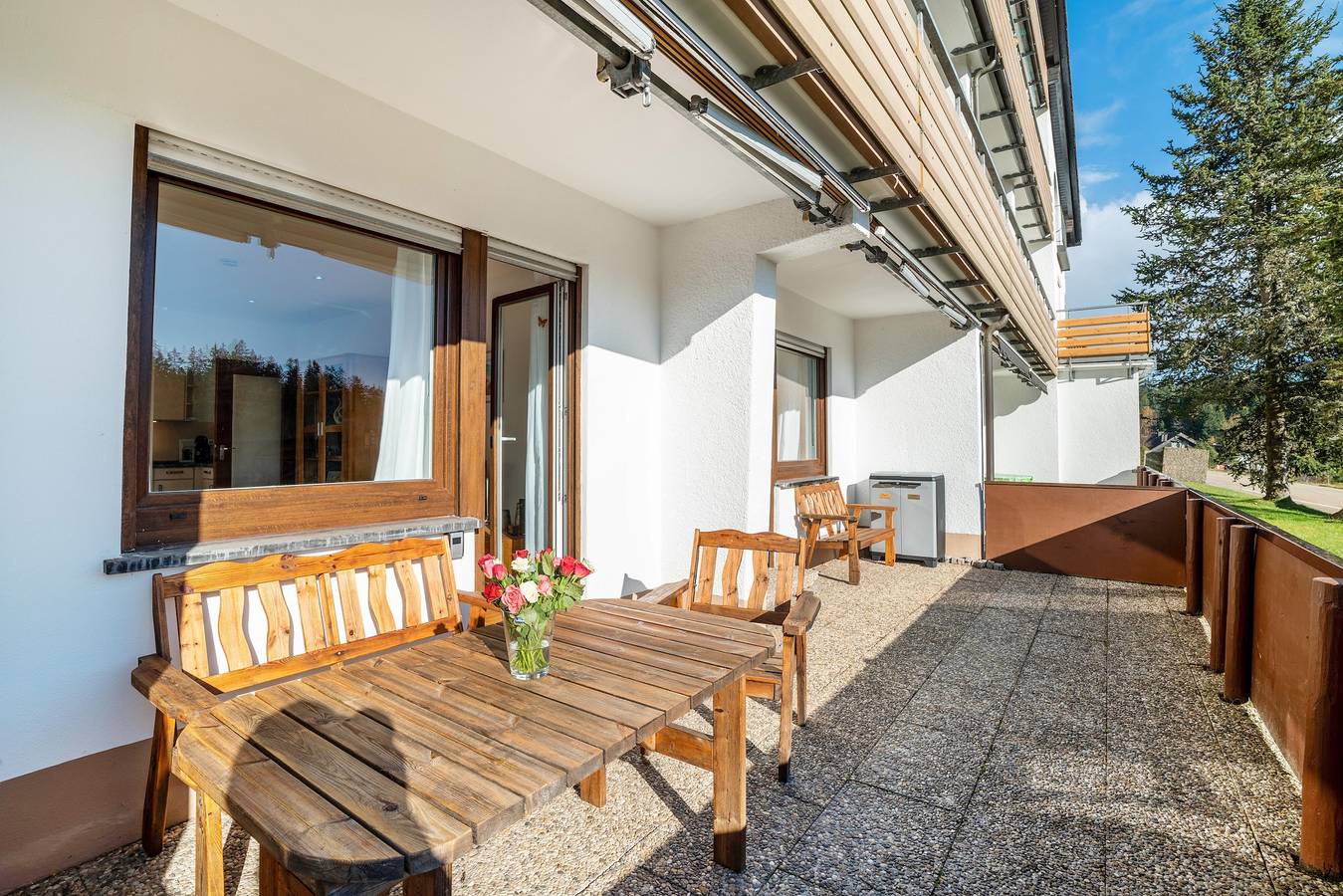 Ganze Wohnung, Ferienwohnung 1 Birgit" mit privater Terrasse und Wi-Fi in Kniebis, Freudenstadt