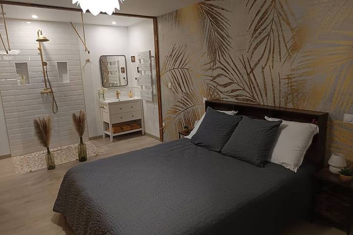 Location de vacances pour 2 personnes, avec jacuzzi ainsi que sauna et jardin à Caudrot - 2