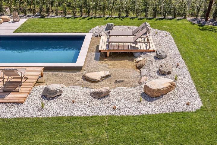 Ferienwohnung für 4 Personen, mit Terrasse und Garten sowie Pool und Ausblick in Meran - 3