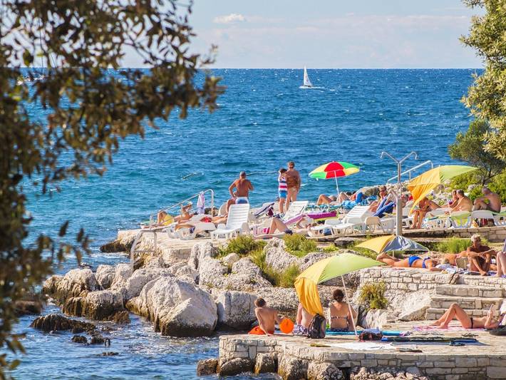 Smještaj za odmor za 2 osoba, s terasa u Vrsar