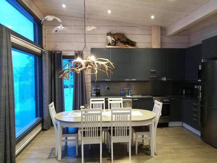 Gîte pour 5 personnes, avec sauna ainsi que vue et jardin dans Laponie - 4