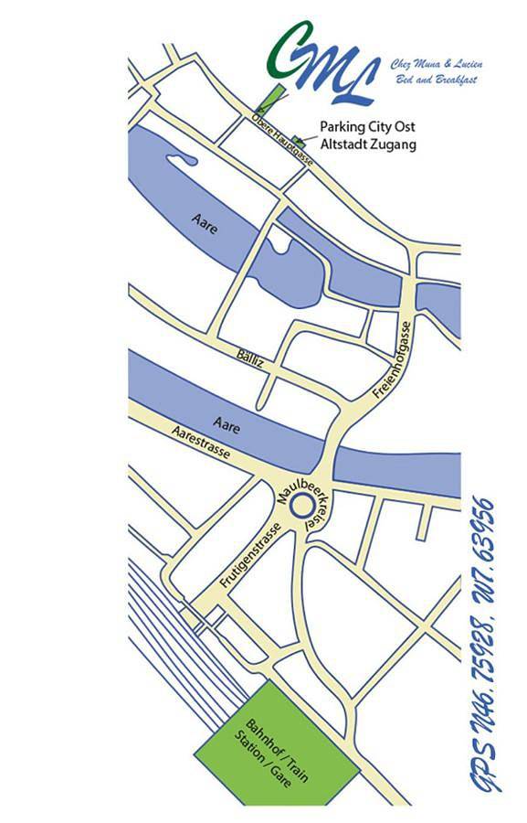 Location de vacances pour 2 personnes, avec jardin, animaux acceptés à Thun - 3