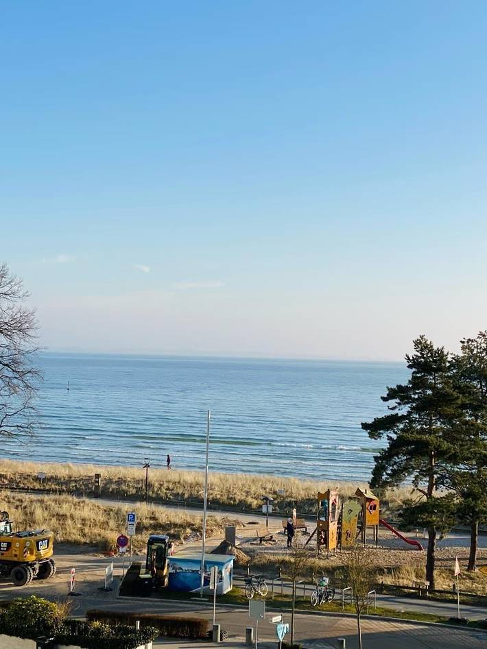Ferienwohnung mit Meerblick für 2 Personen, mit Balkon