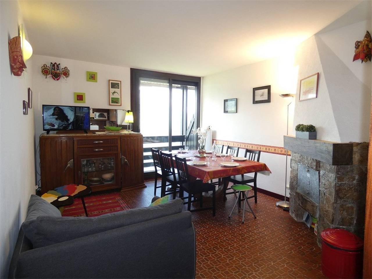 Apartamento entero, St-Lary-Soulan: Dúplex T3, 9 plazas, totalmente equipado con balcón in Saint-Lary-Soulan, Parque nacional de los Pirineos