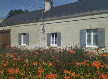 Gîte pour 4 personnes, avec jardin à Fontevraud-l'Abbaye