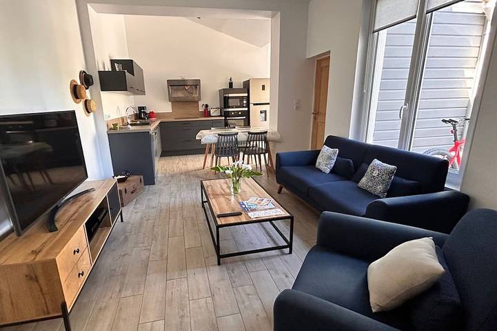 Maison de vacances pour 4 personnes, avec terrasse à Luc-sur-Mer