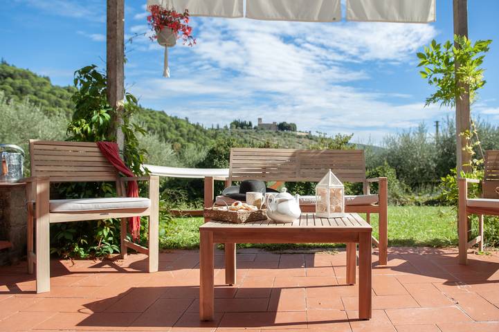 Gîte pour 5 personnes, avec jardin ainsi que piscine et vue à Greve In Chianti - 2