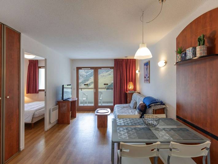 Gîte pour 4 personnes, avec balcon et piscine dans La Mongie - 2